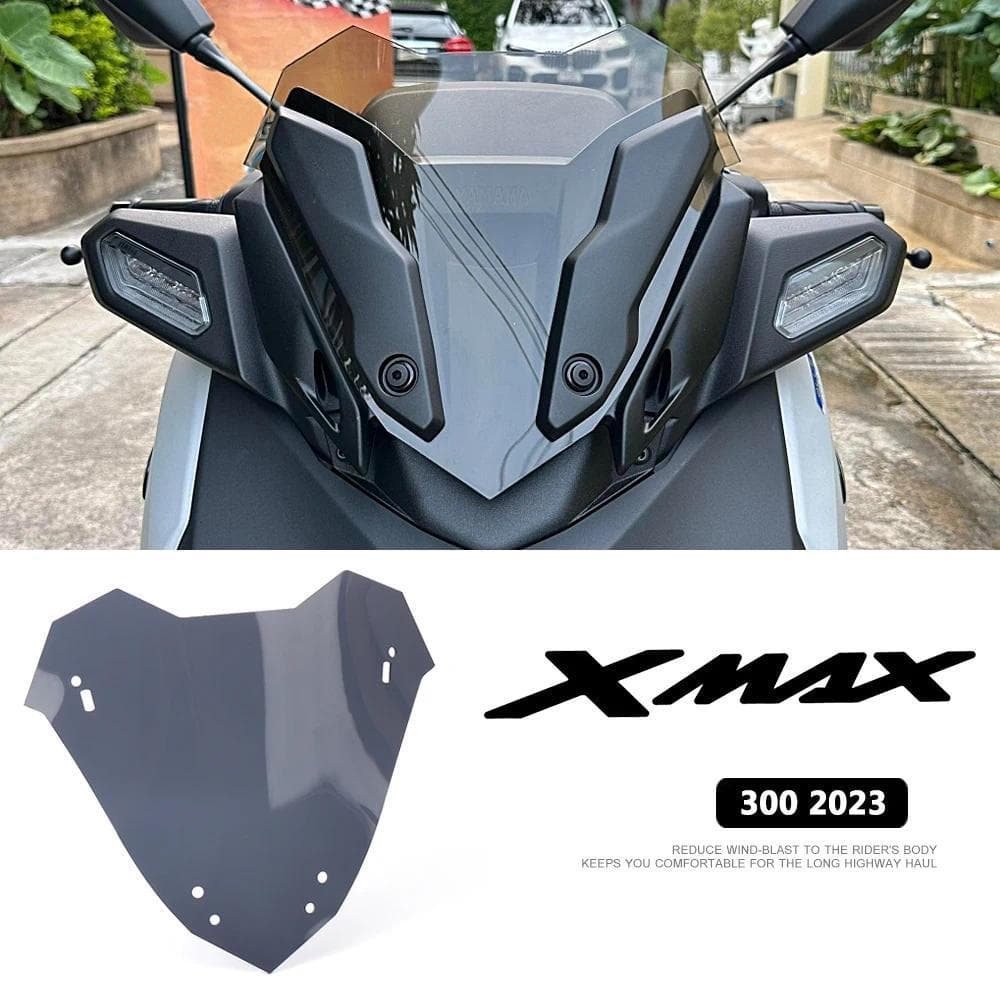 fสําหรับ YAMAHA X-MAX300 XMAX300 X-MAX 300 XMAX 300 2023 2024 ใหม่รถจักรยานยนต์อุปกรณ์เสริมกระจกหน้าจอ Fairing กระจก