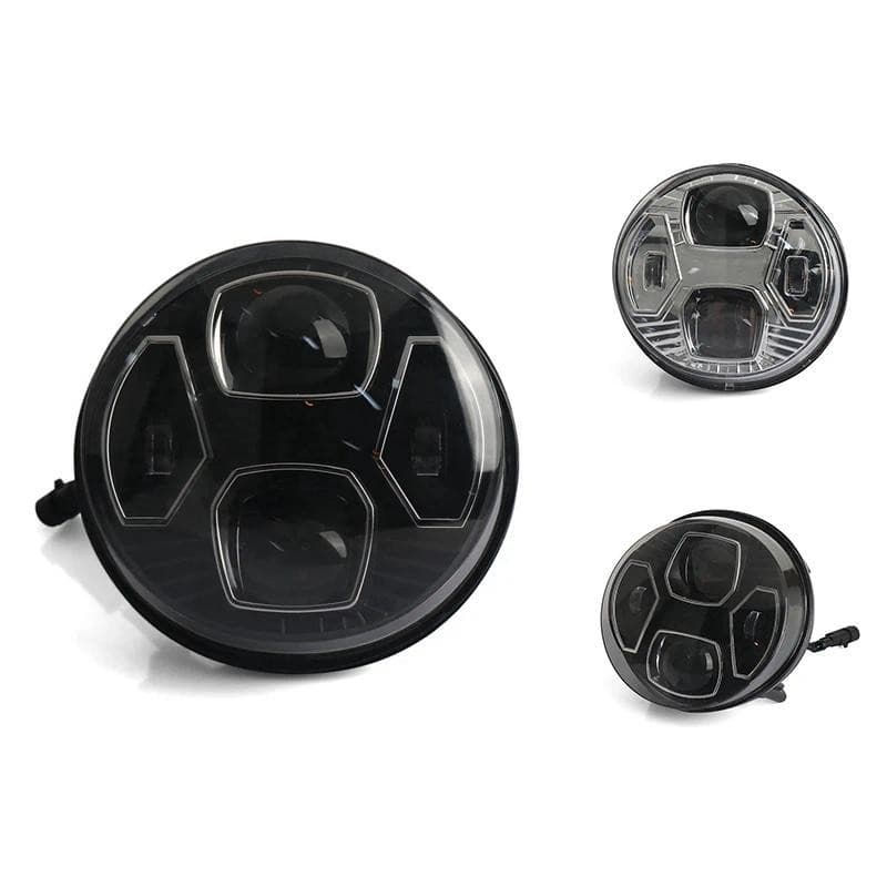 อุปกรณ์เสริมรถจักรยานยนต์ด้านหน้า LED ไฟหน้าไฟหน้า Fairing สําหรับ Vespa GTS300 Gts300 Gts300 Gts 300 GTS 300