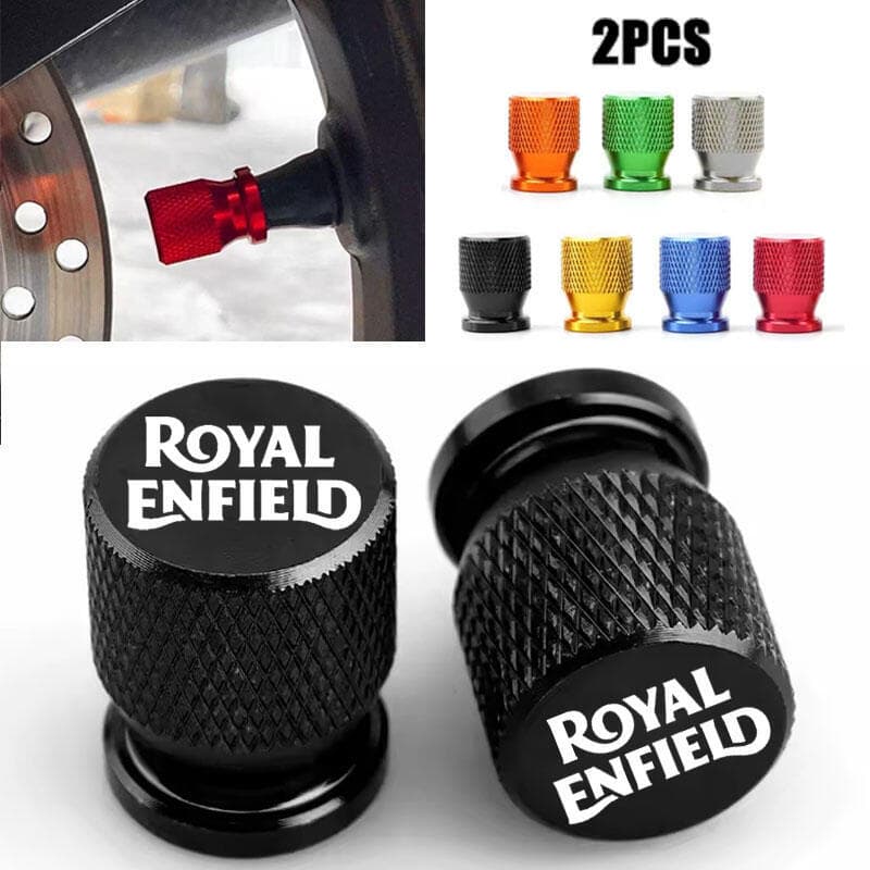 MOTO ล้อยางวาล์ว Caps สําหรับ Royal Enfield Bullet/Meteor/Classic 350 500 Interceptor 650 Continental GT 535 หิมาลัย 411 400