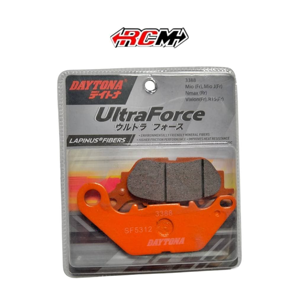 3388 BLK REAR DISC BRAKE PADS REAR FRONT DISPAD DISPAD LAPINUS ORANGE NMAX N-MAX N MAX VISION R15 R 15 ORIGINAL DAYTONA ของแท้