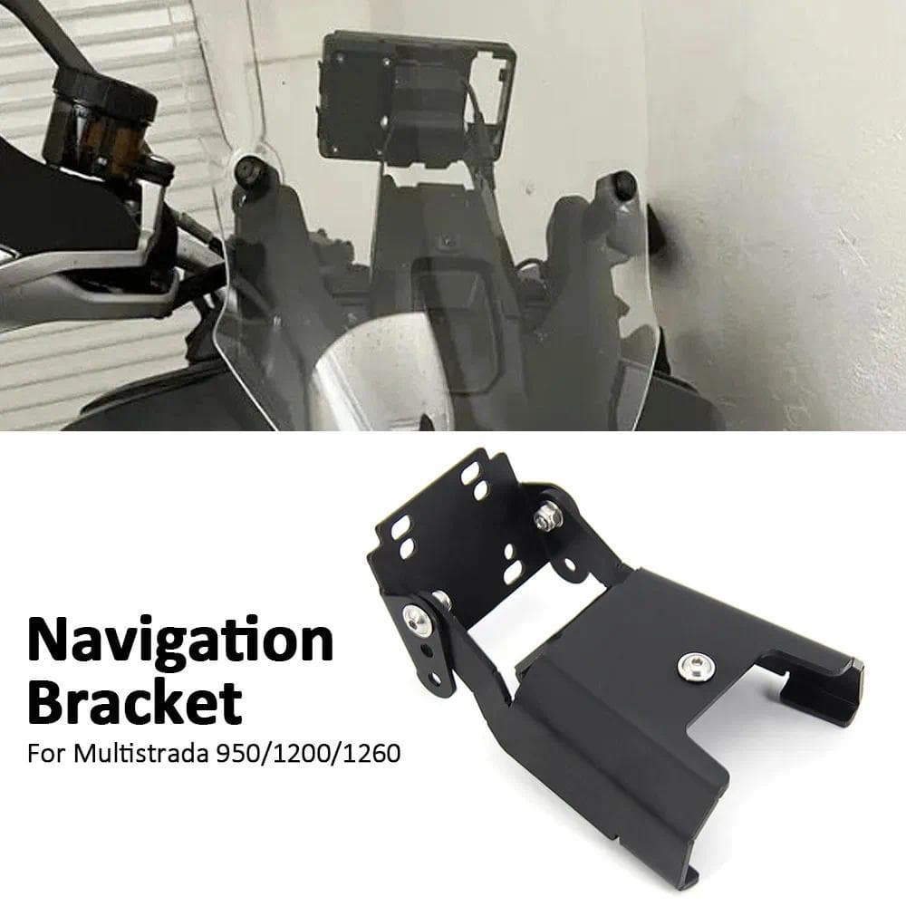 Bสําหรับ DUCATI MULTISTRADA 950S 950 ผู้ถือโทรศัพท์ Mount ผู้ถือนําทาง GPS Bracket แผ่น Multistrada 1200 1260 GT ENDURO