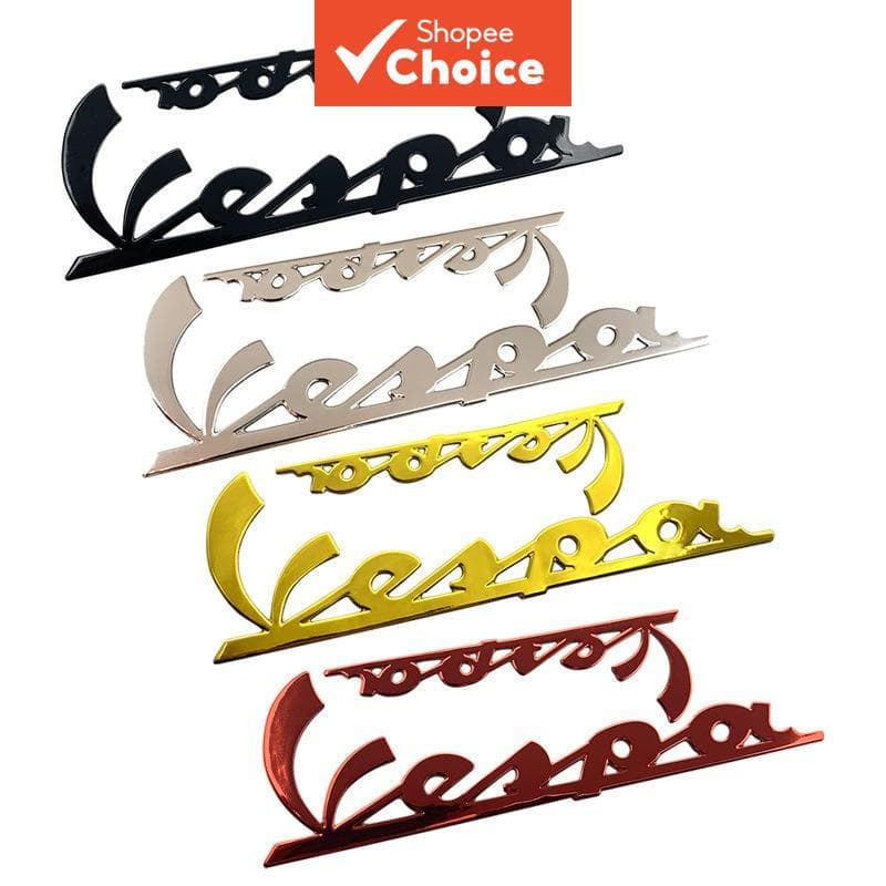 สติกเกอร์ตราสัญลักษณ์ 3D สําหรับ Vespa GTS LX LXV Sprint Primavera 50 125 250 300 300ie S