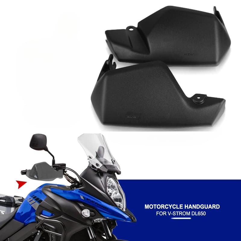 SUZUKI รถจักรยานยนต์คาร์บอน HandguardsสําหรับSuzuki V-Strom DL650 V Strom DL 650 2004-202022 2019 2020 2021 Hand Guard Handlebar Guards