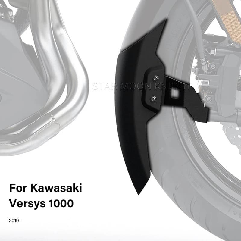 สําหรับ Kawasaki VERSYS1000 Versys 1000 Versys1000 2019- อุปกรณ์เสริมรถจักรยานยนต์ Fender Extender Splash Guard ด้านหน้า Fender Extensions
