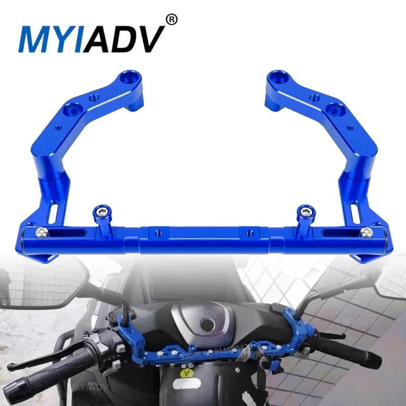 Mo รถจักรยานยนต์Handlebar Balance BarปรับCross Barผู้ถือโทรศัพท์สําหรับYamaha XMAX 300 400 250 XMAX125 XMAX250 XMAX300 X