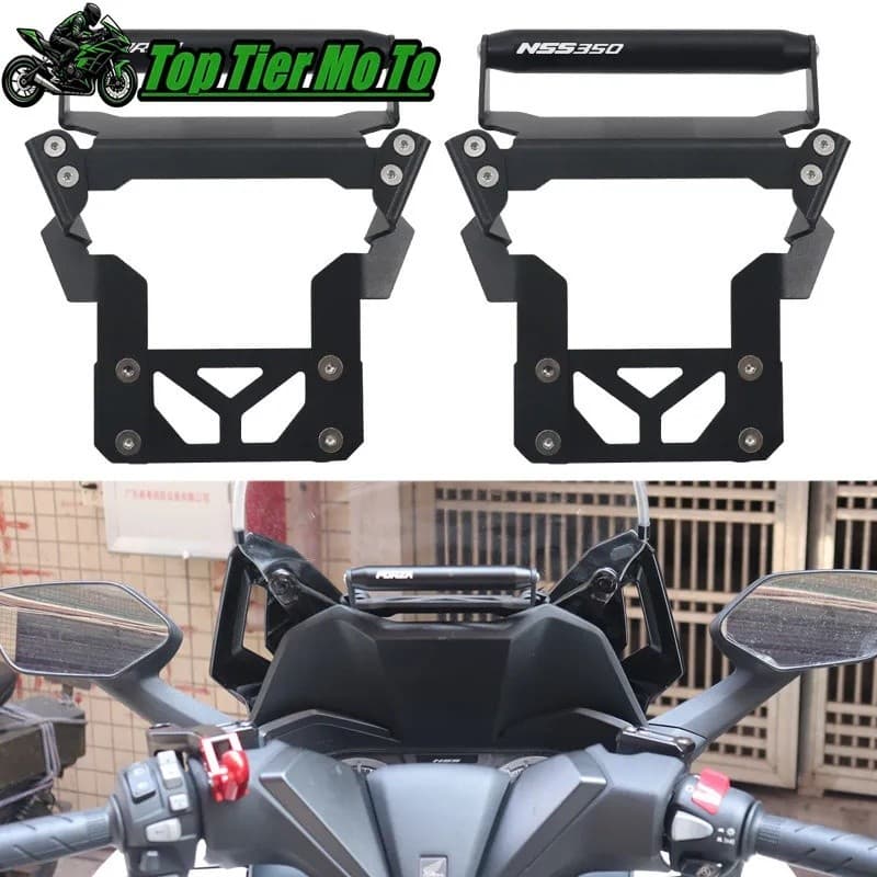 Fit สําหรับ Honda FORZA350 FORZA300 NSS350 FORZA NSS 350 300 อุปกรณ์เสริมเครื่องบันทึก GPS โทรศัพท์นําทาง Bracket Holder Mount Stand