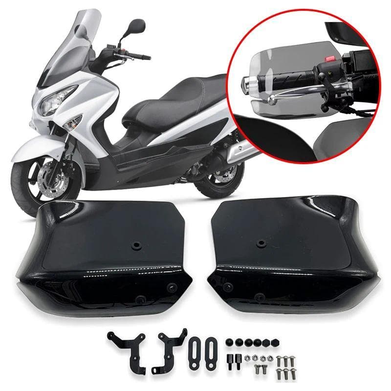Bแฮนด์มอเตอร์ไซค์ BURGMAN125, อุปกรณ์ป้องกันมือจับแฮนด์มอเตอร์ไซค์เหมาะสำหรับ Suzuki burgman 200/125 2010-2019 2020