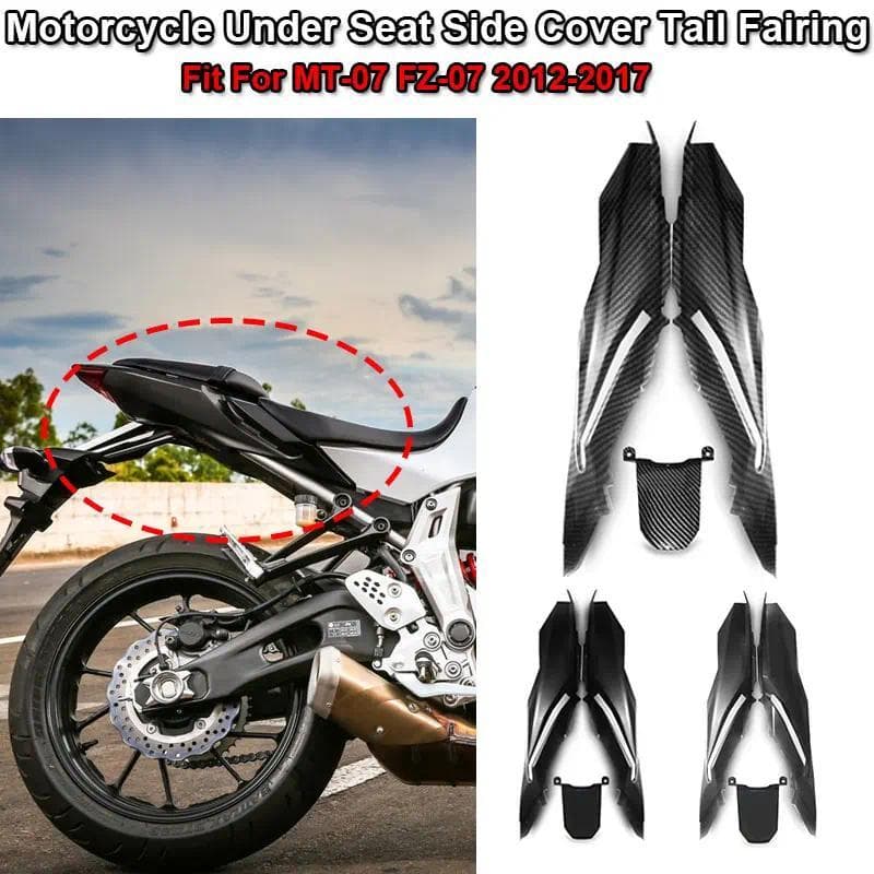 AH Fit For YAMAHA MT-07 FZ-07 MT07 FZ07 MT FZ 07 2012-15 2016 2017 Motorcycle Tail Fairing Under Seat Panel Side Cover R