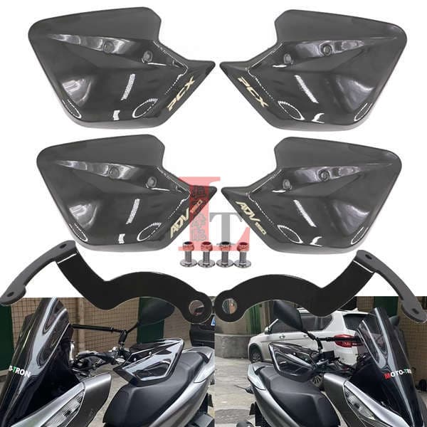 เหมาะสําหรับ Honda PCX160/150 ADV160/150 ดัดแปลงกระจก Guard Handle Windproof Deflector อุปกรณ์เสริม