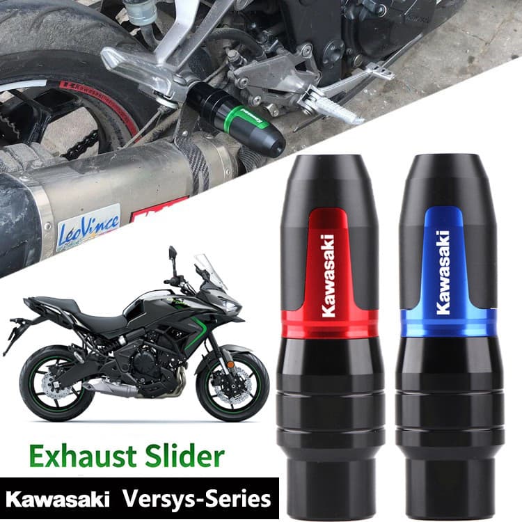 เหมาะสําหรับ Kawasaki Versys-X 300, Versys 650, Versys 1100, Eliminator 400 ดัดแปลง Anti-Collision Anti-Collision กรอบท่อไอเสีย Anti-Collision Protection Rod Body