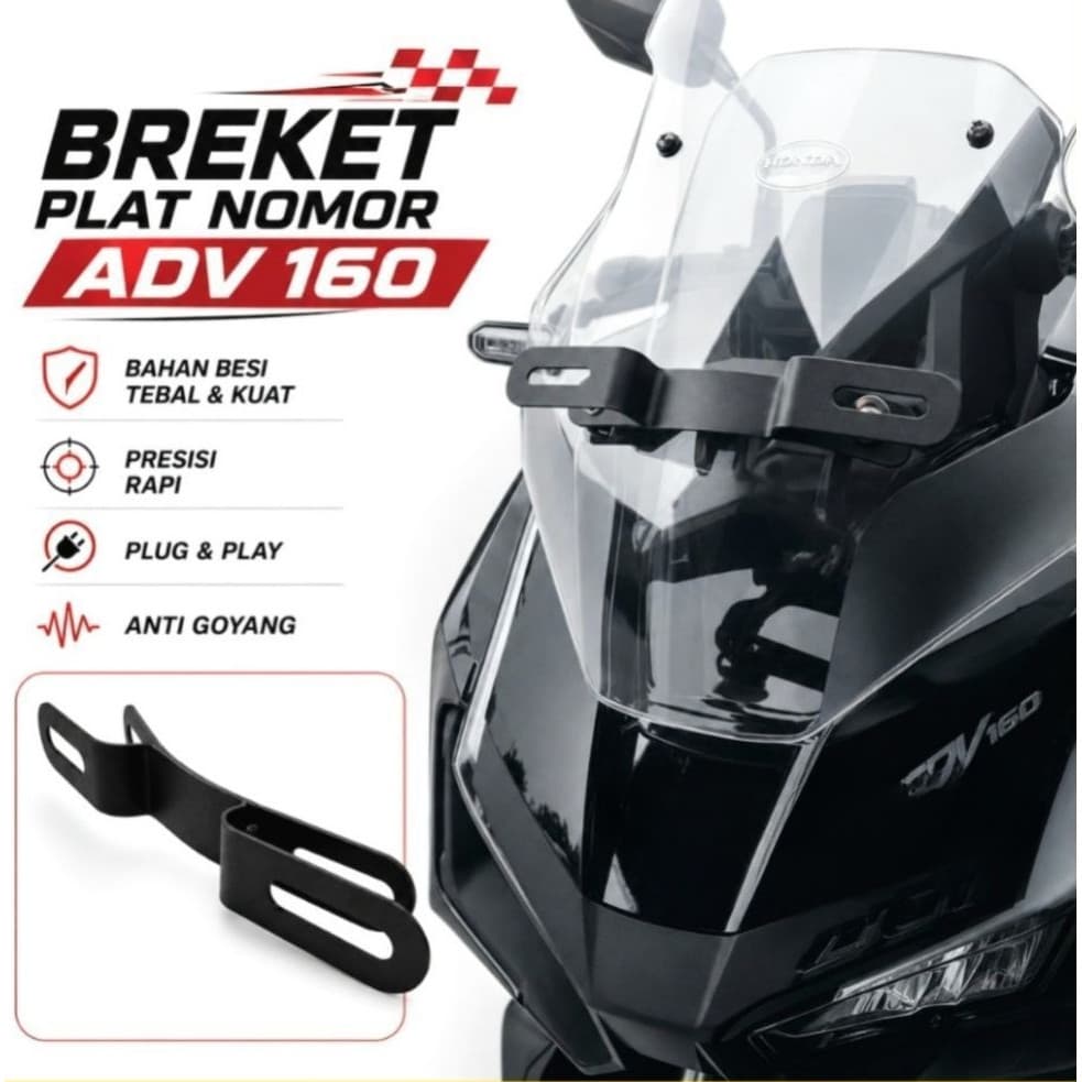 Honda ADV 150 ADV 160 ขายึดป้ายทะเบียนบน ADV Tail Tidy ADV 160 ADV 150 กระจกบังลม