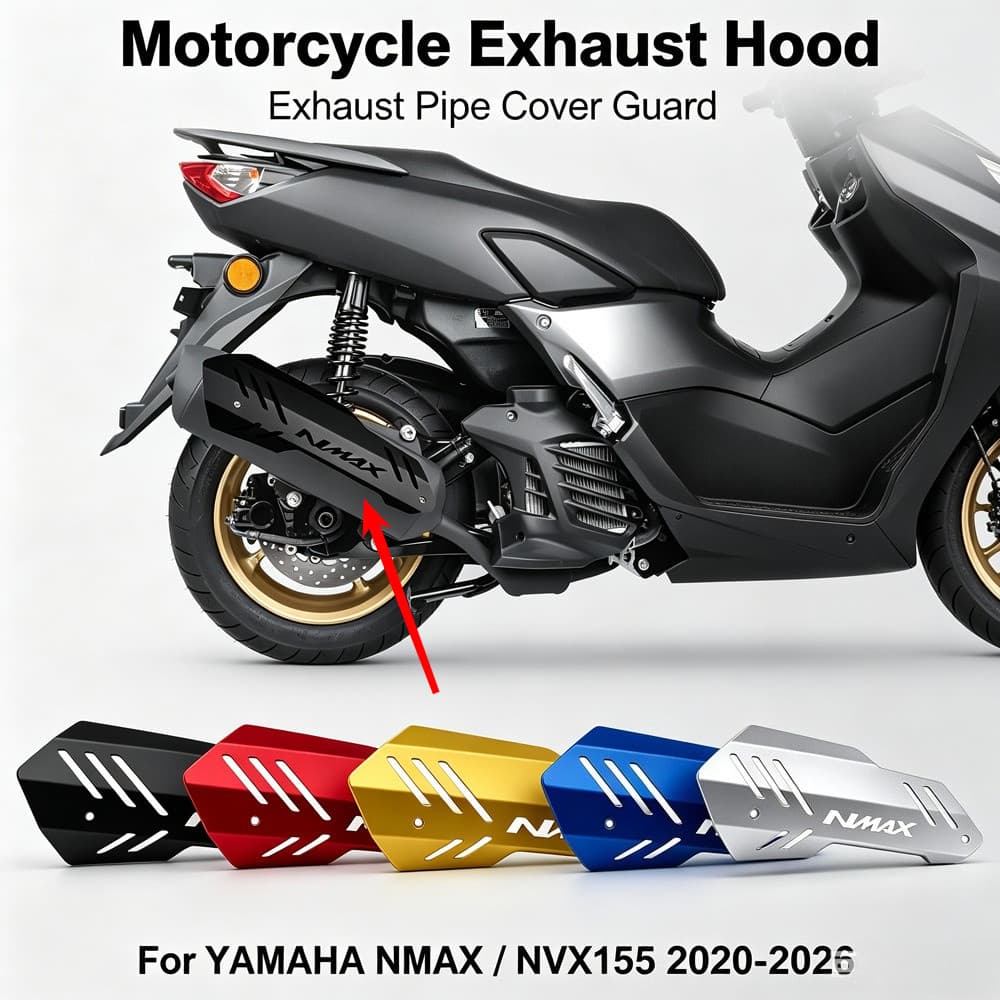 NMAX/NVX155 CNC รถจักรยานยนต์ท่อไอเสียท่อไอเสียท่อสําหรับ YAMAHA NMAX155 NVX155 NMAX NVX 155 2020-2025 2026