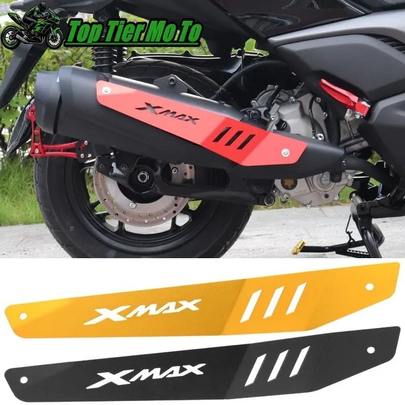Fit สําหรับ YAMAHA XMAX300 XMAX250 2025 2026 X-MAX XMAX 300 250 อุปกรณ์เสริมรถจักรยานยนต์ท่อไอเสียฝาครอบป้องกันเกราะป้องกัน