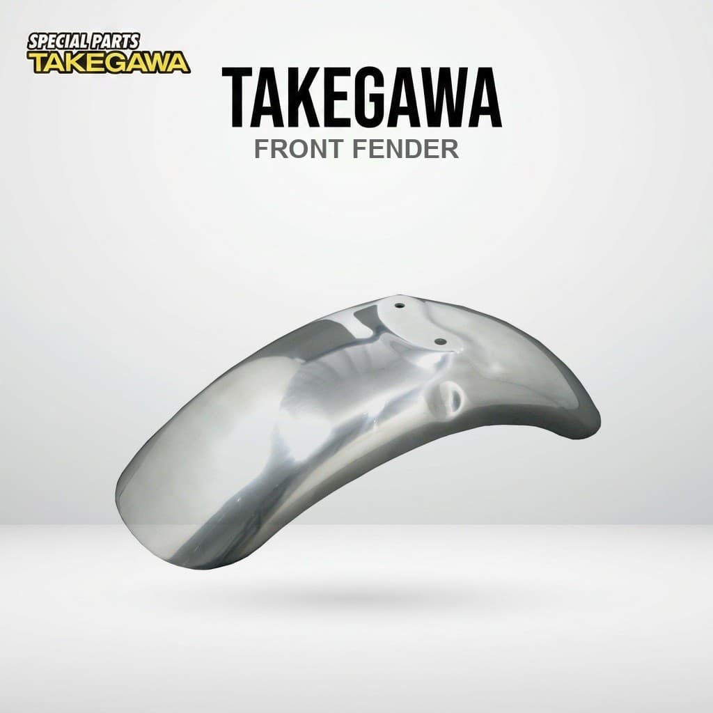 บังโคลนหน้าอลูมิเนียม SP Takegawa Z Style สำหรับ Honda Monkey | SP Takegawa Z-Style Aluminum Front Fender for Monkey