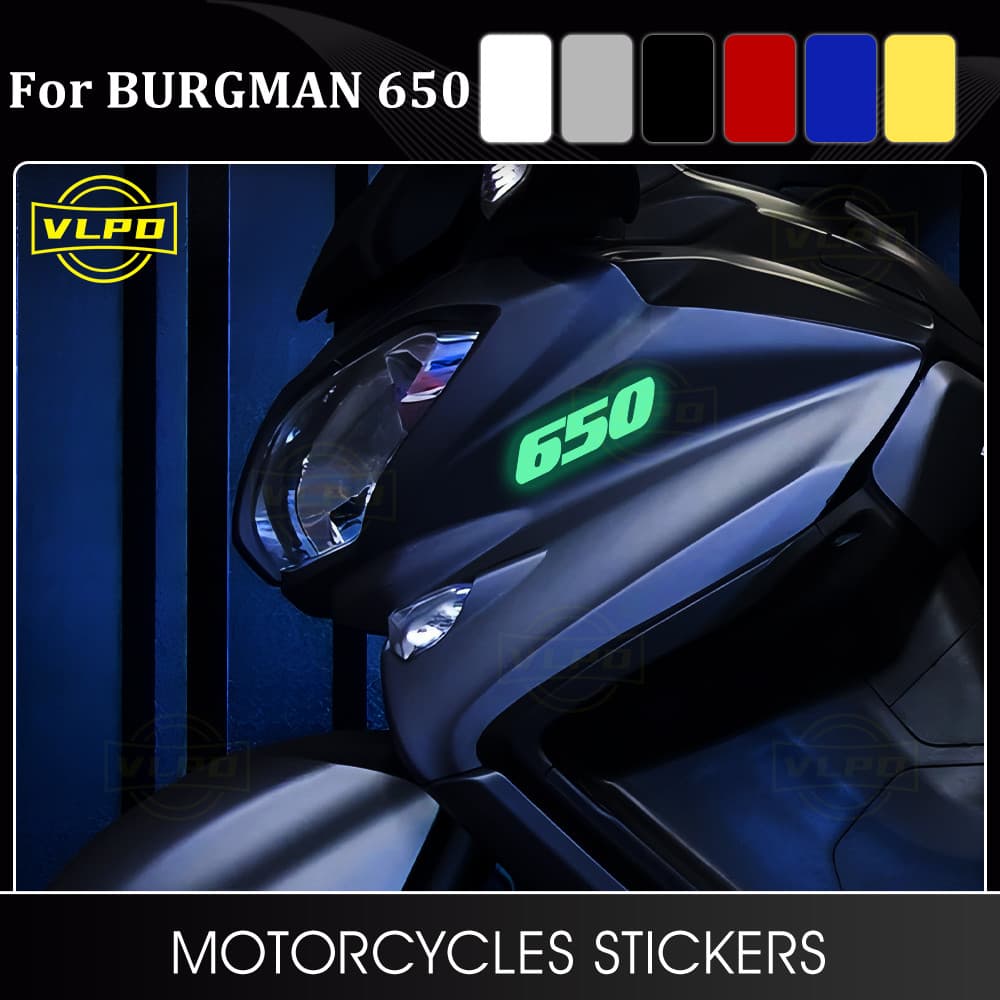 สติกเกอร์รถจักรยานยนต์รูปลอกกันน้ําสําหรับ Suzuki Burgman 650 Decals Burgman650 Executive AN650 2010-2020 2013 2014 อุปกรณ์เสริม