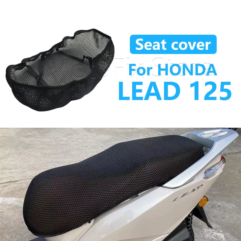 สําหรับ HONDA LEAD 125 LEAD125 ที่หุ้มเบาะรถจักรยานยนต์ 3D ผ้าตาข่ายที่นั่ง Breathable ฉนวนกันความร้อนป้องกันเบาะ
