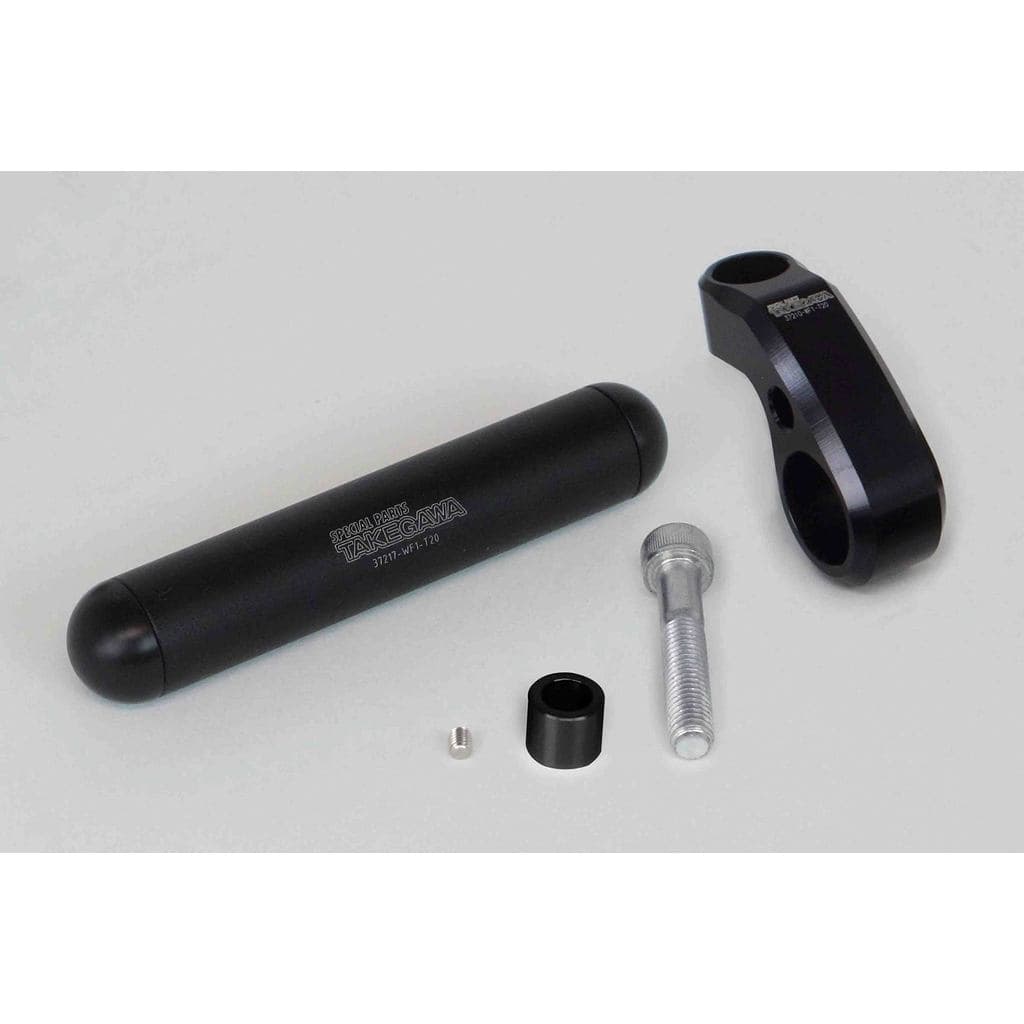 ชุดขายึดปรับหลายระดับ (Multi-Stage Bracket) SP Takegawa สีดำ สำหรับ Honda Monkey125/CT125/Dax125 | SP Takegawa Multi-Stage Bracket Kit, Black, for Honda Monkey 125 / CT125 / Dax 125