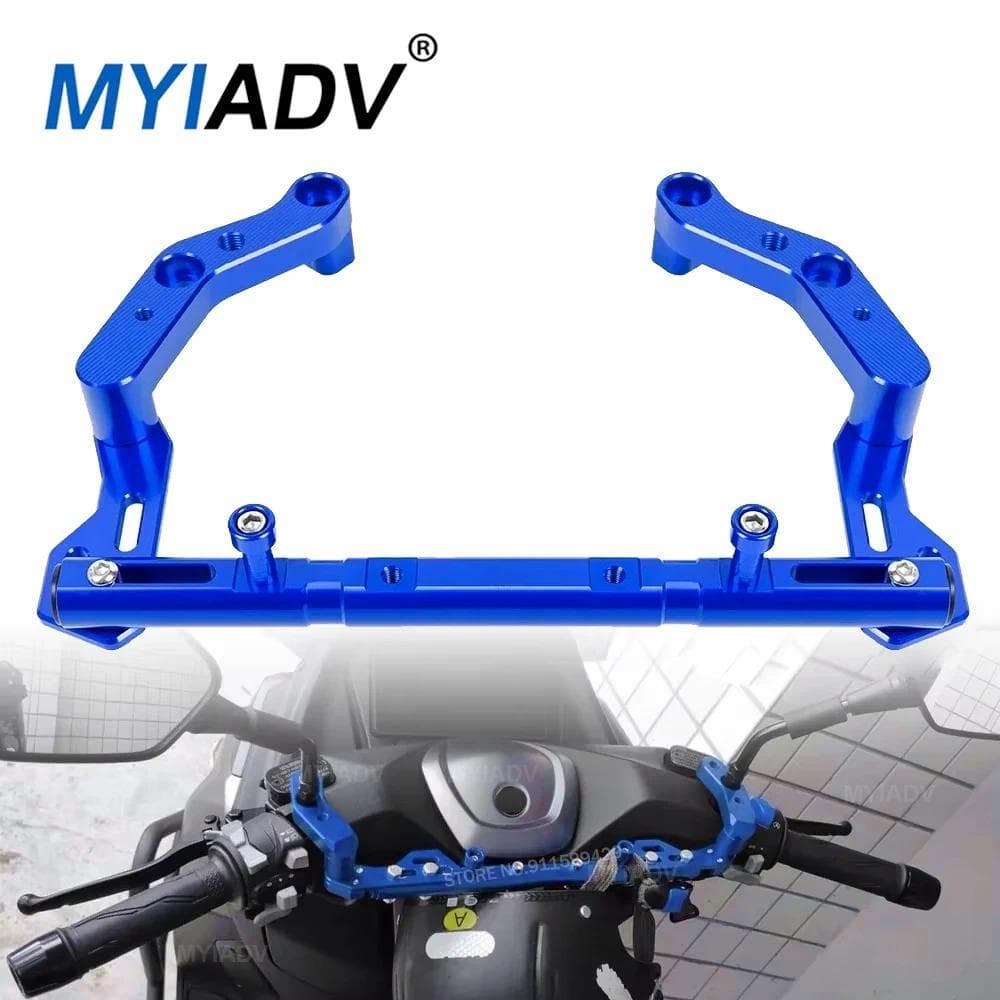 Tรถจักรยานยนต์Handlebar Balance BarปรับCross Barผู้ถือโทรศัพท์สําหรับYamaha XMAX 300 400 250 XMAX125 XMAX250 XMAX300 XMA