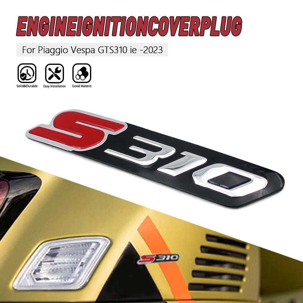 Bอุปกรณ์เสริมรถจักรยานยนต์ 3D รถจักรยานยนต์ Decal สติกเกอร์สําหรับ Vespa GTS Supersport GTS300 GTS300ie GTS310 GTS125 T1