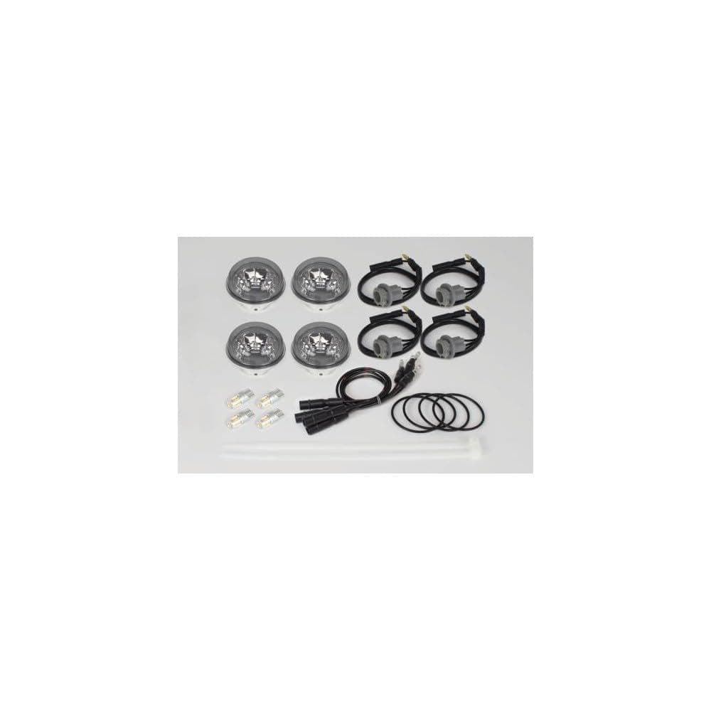 ไฟเลี้ยว SP Takegawa Blaze (ชุด 4 ชิ้น) เลนส์สโมค สำหรับ Honda Monkey 125/Dax 125 05-08-0608 | SP Takegawa Blaze Turn Signals, Set of 4, Smoke Lens, for Honda Monkey 125 / Dax 125, 05-08-0608