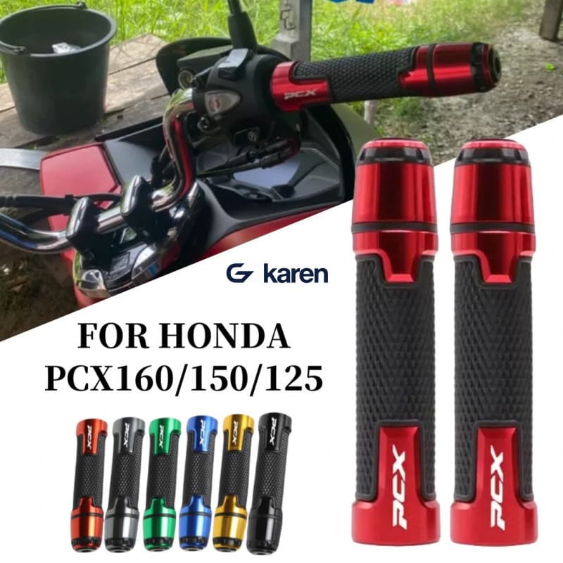 แฮนด์มือจับรถจักรยานยนต์ CNC 7/8 นิ้ว 22 มม. กันลื่น สําหรับ HONDA PCX125 PCX150 PCX160 PCX 125 150 160 All Year