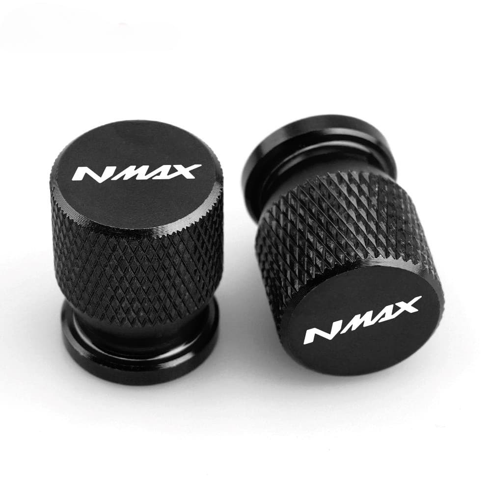 เหมาะสําหรับ Yamaha Nmax N-max 125 155 2015-2019 2018 NMAX125 NMAX155 CNC อลูมิเนียมรถจักรยานยนต์ยางฝาครอบวาล์วหัวฉีดป้องกันฝุ่นหมวกดัดแปลงอุปกรณ์เสริม