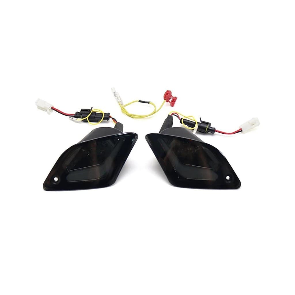 ไฟเลี้ยว LED กันน้ํา Flasher ไฟแสดงสถานะด้านหลังโคมไฟสําหรับ Vespa GTS 300 GTS250 GTS300 GTS150 GTV300 GTV250