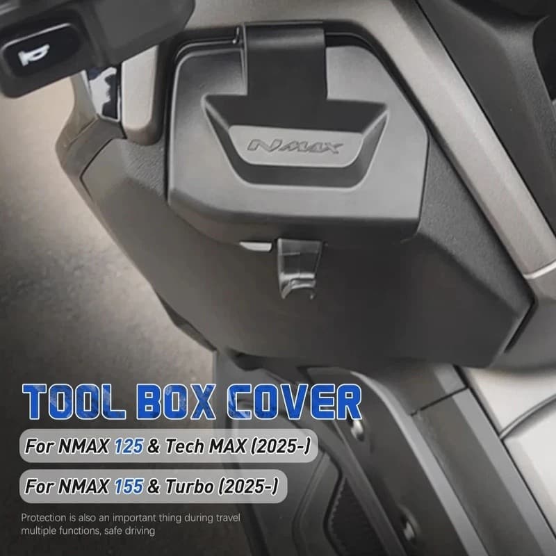 สําหรับ Yamaha N-MAX 155 125 V3 Nmax125 Tech MAX Nmax155 2025 กล่องเครื่องมือรถจักรยานยนต์ฝาครอบด้านข้างกระเป๋าฝาครอบกันน้ํา