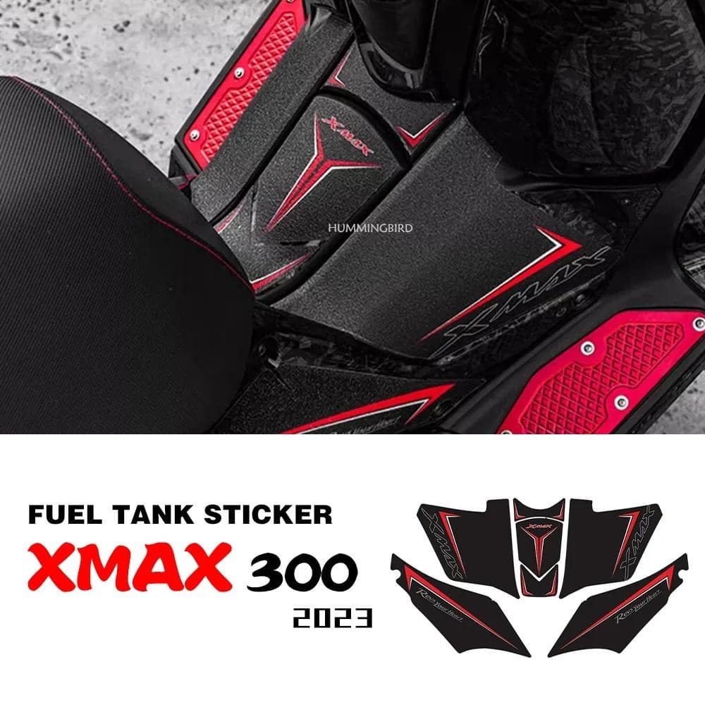 สําหรับYamaha XMAX 300 อุปกรณ์เสริมถังน้ํามันเชื้อเพลิงPad X MAX 300 Frostedลื่นสติกเกอร์X-MAX300 สีป้องกันX-MAX XMAX300 อะไหล่
