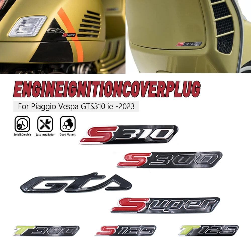 Bสติกเกอร์ 3 มิติสําหรับ Vespa GTS Supersport GTS300 GTS300ie GTS310 GTS125 T125 T300 Super ใหม่