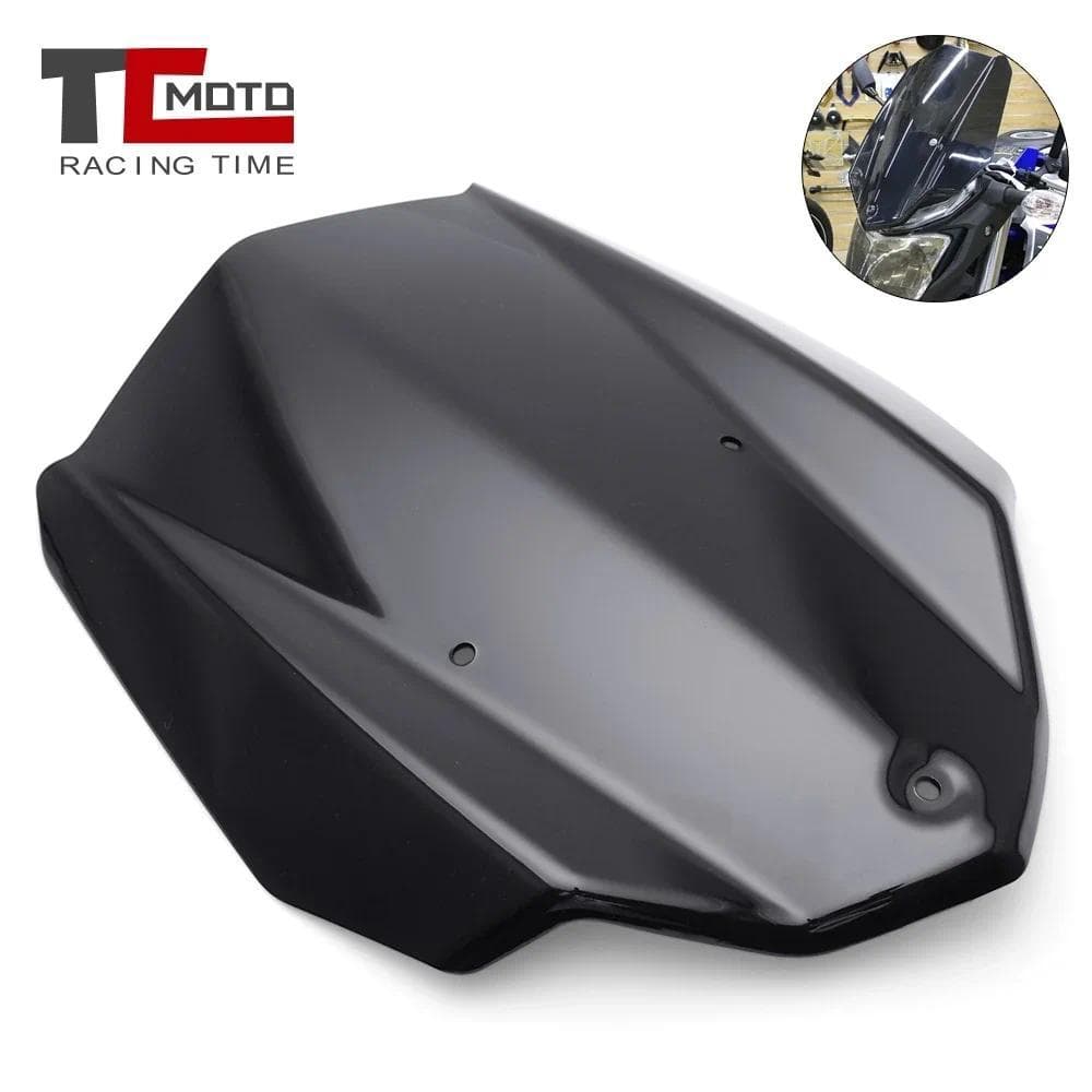 กระจกสําหรับ Yamaha MT03 MT-03 2016 2017 2018 2019 MT 03 FZ03 WindScreen อุปกรณ์เสริมรถจักรยานยนต์ Fairing Deflector