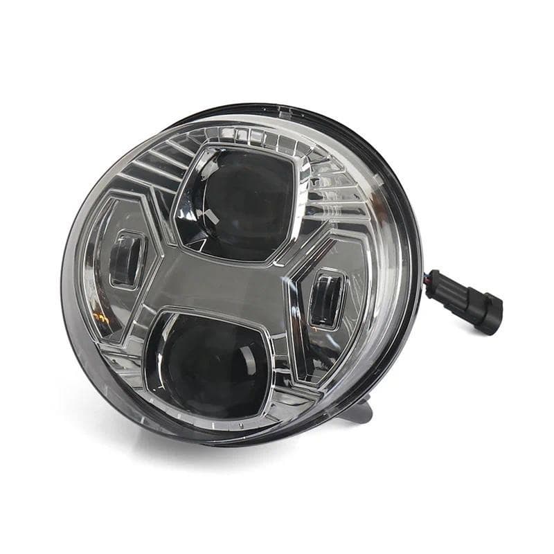 A72M-อุปกรณ์เสริมรถจักรยานยนต์ด้านหน้า LED ไฟหน้าไฟหน้าสําหรับ Vespa GTS300 Gts300 Gts300 Gts 300 GTS 300