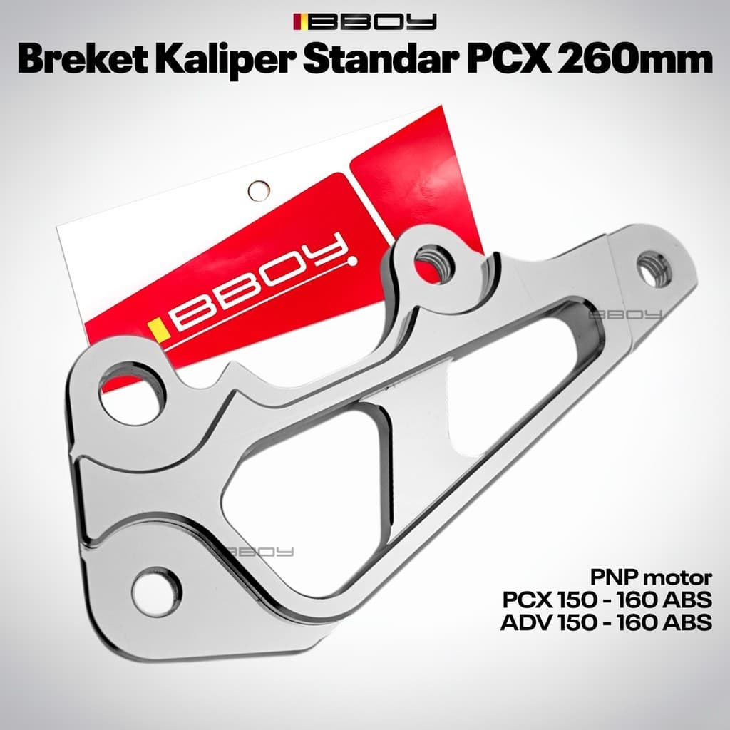ขายึดคาลิปเปอร์มาตรฐาน Honda PCX 260 มม.ZB118 Billet อลูมิเนียม CNC Racing Caliper Bracket PNP PCX 150 ABS PCX 160 ABS ADV 150 ABS ADV 160 ABS อัพเกรดดิสก์เบรก 260 มม.ความแม่นยําสูง CNC Finish
