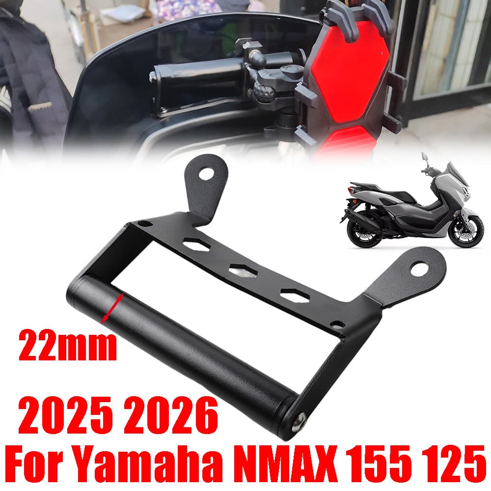 2025 2026 สําหรับ Yamaha NMAX 155 125 N-MAX NMAX155 NMAX125 อุปกรณ์เสริมรถจักรยานยนต์ที่วางโทรศัพท์รองรับ GPS Navigation Bracket