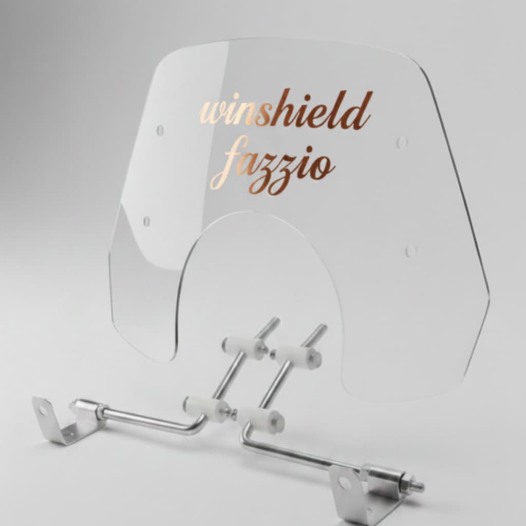 WHOLESALE Winshield Visor YAMAHA fazzio Wind Shield Winsil Windshield HIGH Size ความหนา 3mm สีขาว สีน้ําตาล สีดํา