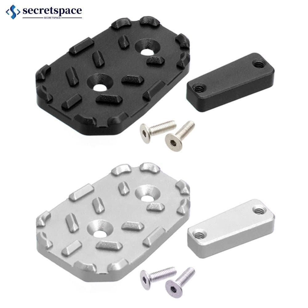 SECRETSPACE CNC อลูมิเนียมรถจักรยานยนต์ด้านหลังเท้าเหยียบขยาย Pad ขยาย Anti-Slip Footrest Extender สําหรับ Honda CB500X CB400X CB400F CB500F CB300R F3I3
