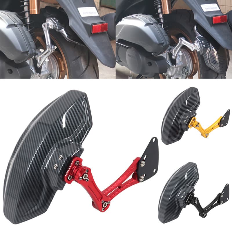อุปกรณ์เสริมรถจักรยานยนต์ด้านหลัง Fender Mudguard Mudflap Guard สําหรับ YAMAHA NMAX155 NVX155 AEROX155 NMAX 155 NVX 155 AEROX 155