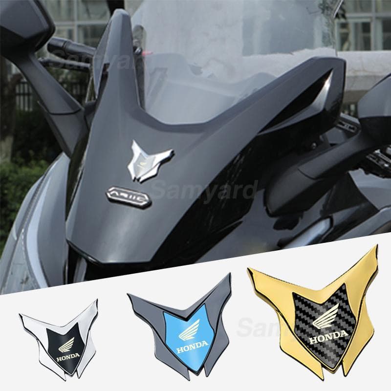 3D สติกเกอร์โลหะรถจักรยานยนต์ป้ายสัญลักษณ์อุปกรณ์เสริมสําหรับ Honda PCX160 ADV160 Click160 Vario160 Click125 Vario125 Scoopy BeAT Wave110 Wave125i RSX สติกเกอร์