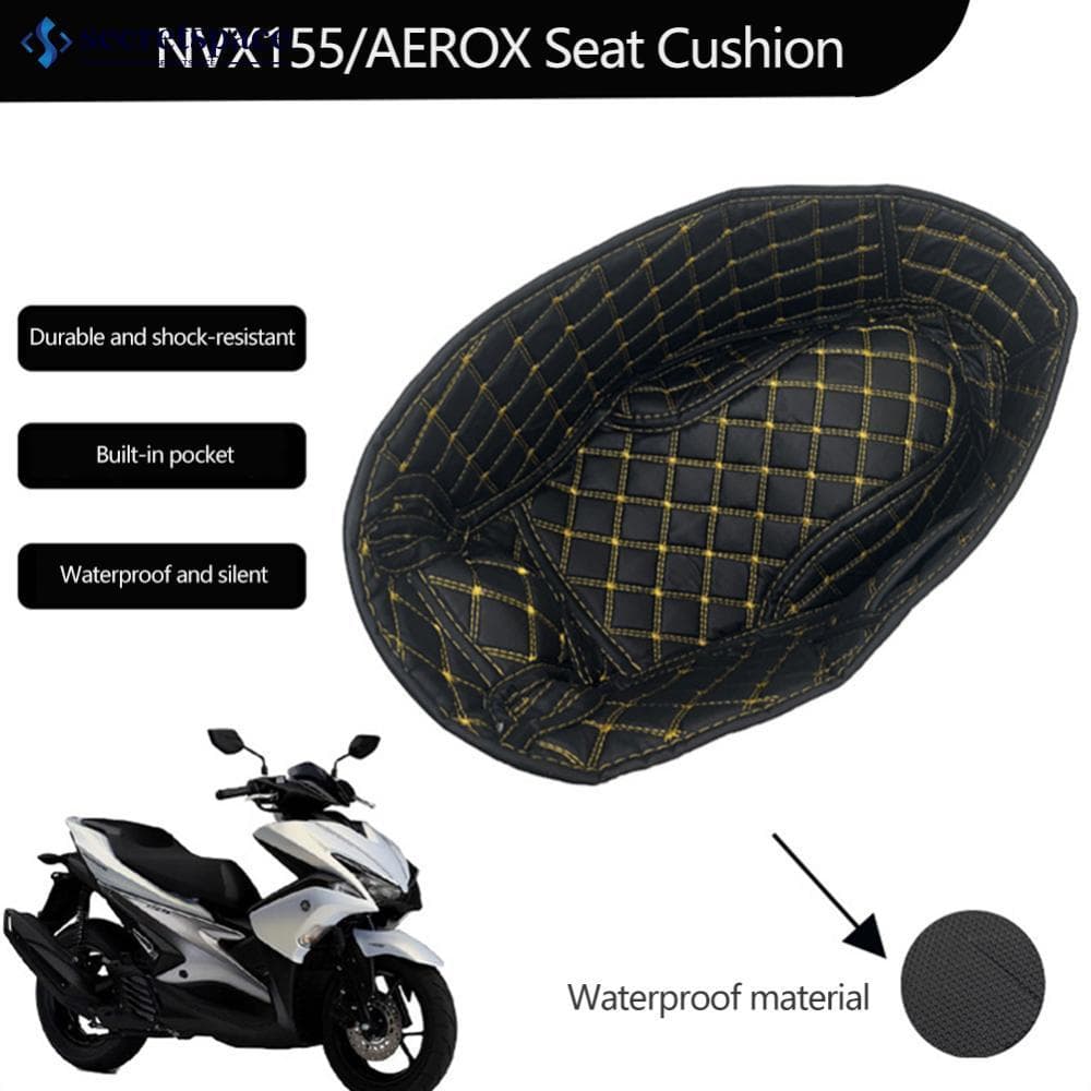 SECRETSPACE รถจักรยานยนต์กระเป๋าเดินทาง Trunk Liner ที่นั่งกล่องเก็บด้านใน Pad Protector สําหรับ Yamaha NMAX155 NMAX125 AEROX V1 V2 J3M1