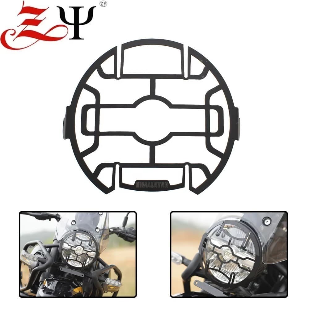 เหมาะสําหรับ Royal Enfield Himalayan Himalayan 450 2024 ไฟหน้าป้องกันสุทธิไฟหน้า Shade