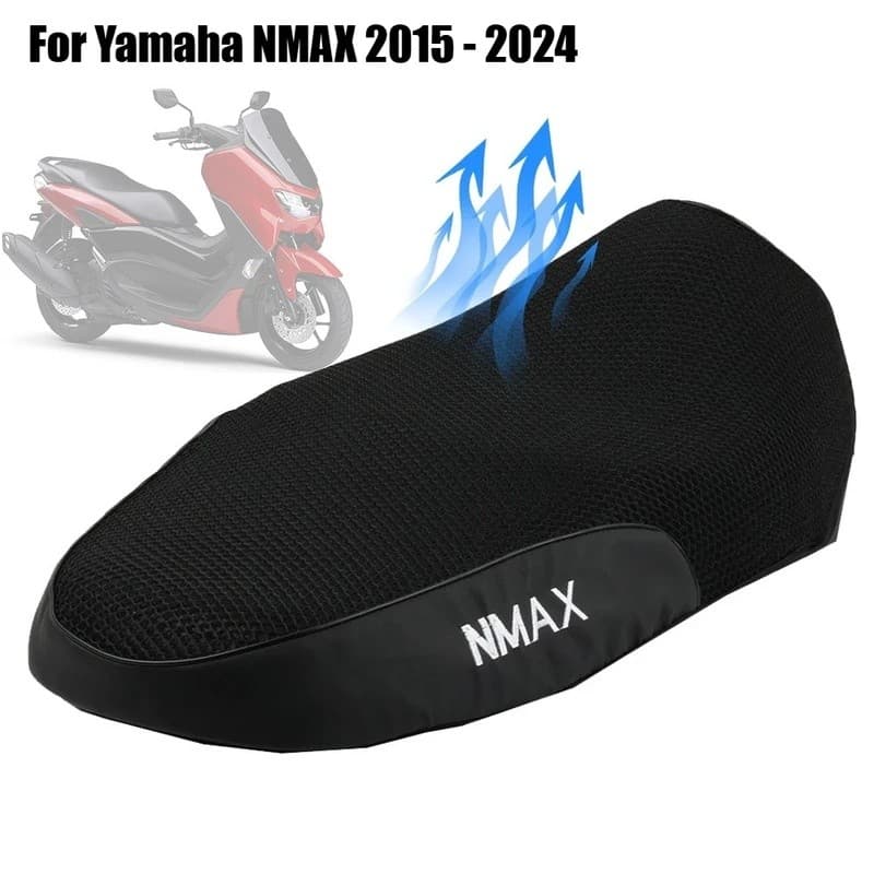 สําหรับ Yamaha NMAX 125 155 160 N-MAX 155 NMAX155 NMAX125 ตาข่ายเบาะรองนั่ง Protector ฉนวนกันความร้อนฝาครอบที่นั่งอุปกรณ์เสริม