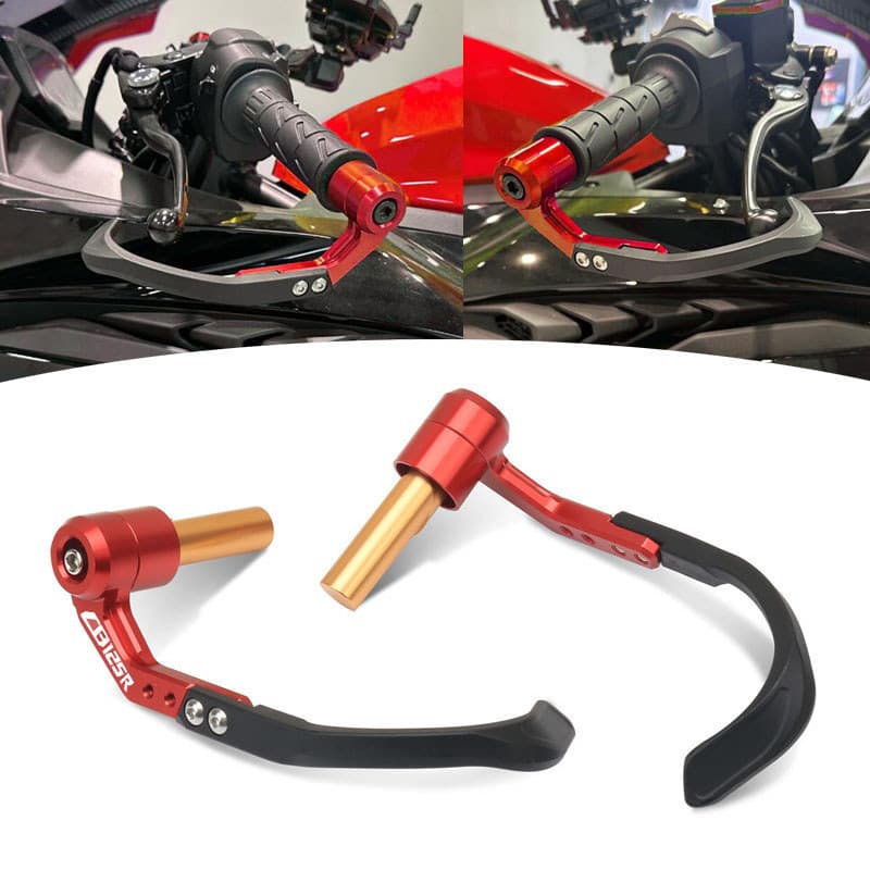 รถจักรยานยนต์ 7/8 "22 มม.Handlebar Grips Guard คลัทช์เบรคคันโยก GUARD Protector Fit สําหรับ HONDA CB125R CB150R CB 125R CB 150R