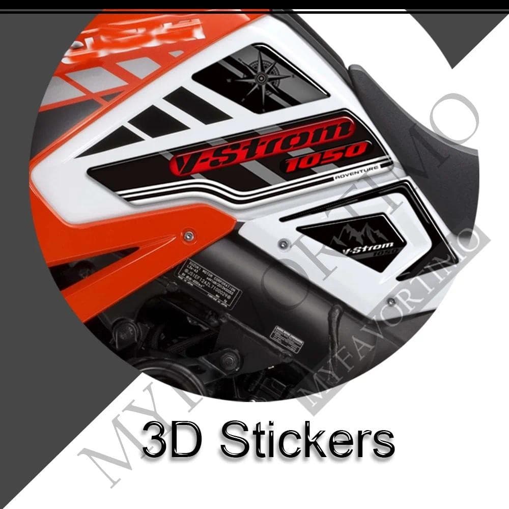 2016 2017 2018 2019 2020 2021 สติกเกอร์รูปลอกถัง Pad Protector การใช้น้ํามันชุดสําหรับ Suzuki V STROM V-STROM DL 1050 XT 1050XT DL1050