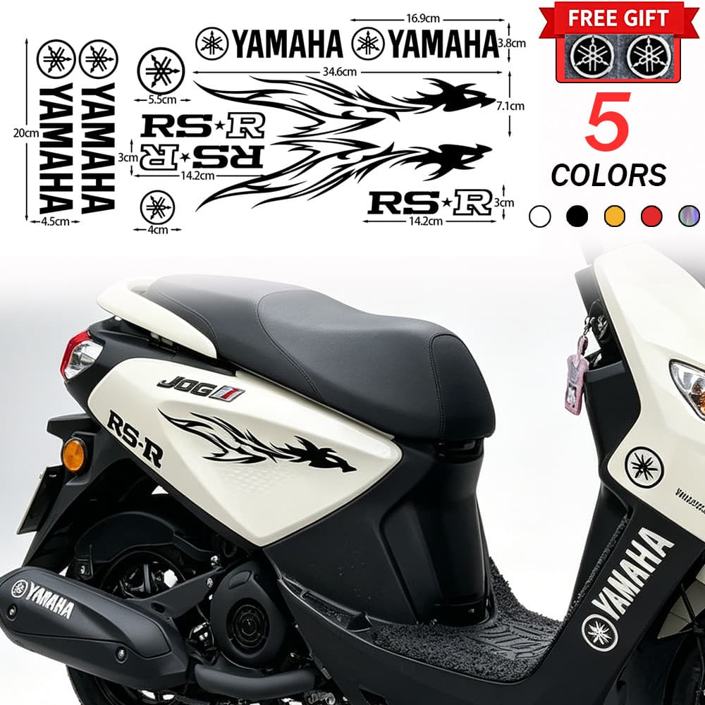 สําหรับ YAMAHA ชุดสติกเกอร์ Fairing การใช้ถัง Fender หมวกกันน็อค Decals กันน้ําสะท้อนแสง Die-Cut สติกเกอร์ไวนิล Mio Fazzio Lexi aerox xmax Grand Filano Fino อุปกรณ์มอเตอร์ไซค์