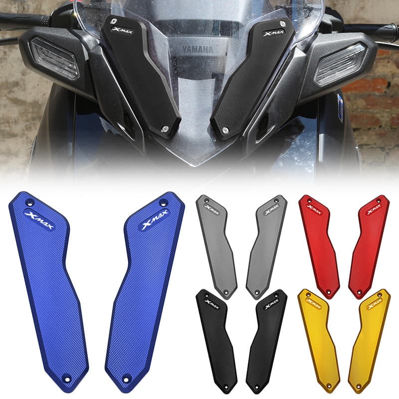 สําหรับ YAMAHA XMAX300 X MAX X-MAX XMAX 125 250 300 400 XMAX250 2023-2024 กระจก Deflectors กระจกวงเล็บ Protector