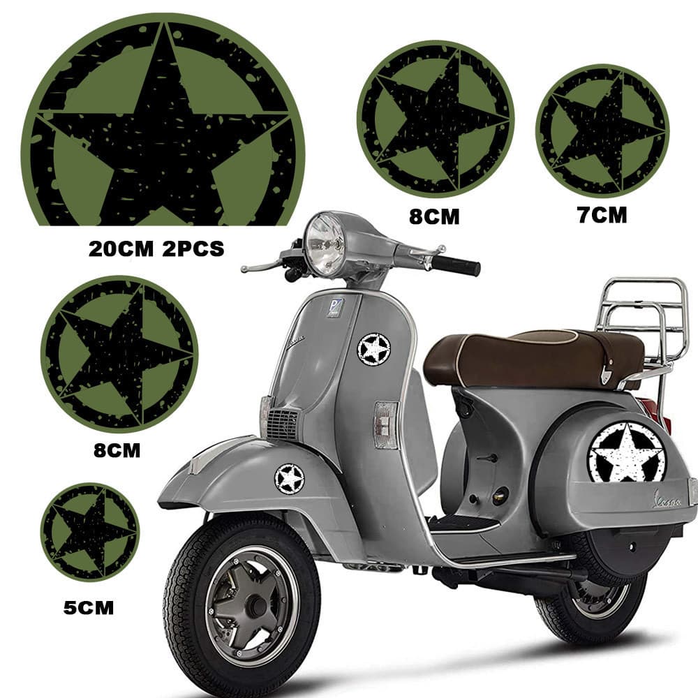 รถจักรยานยนต์ Decal กันน้ําสติกเกอร์สัญลักษณ์อุปกรณ์เสริมสําหรับ PIAGGIO VESPA GTS GTV LX LXV SPRINT 50 125 150 200 250 300 300ie