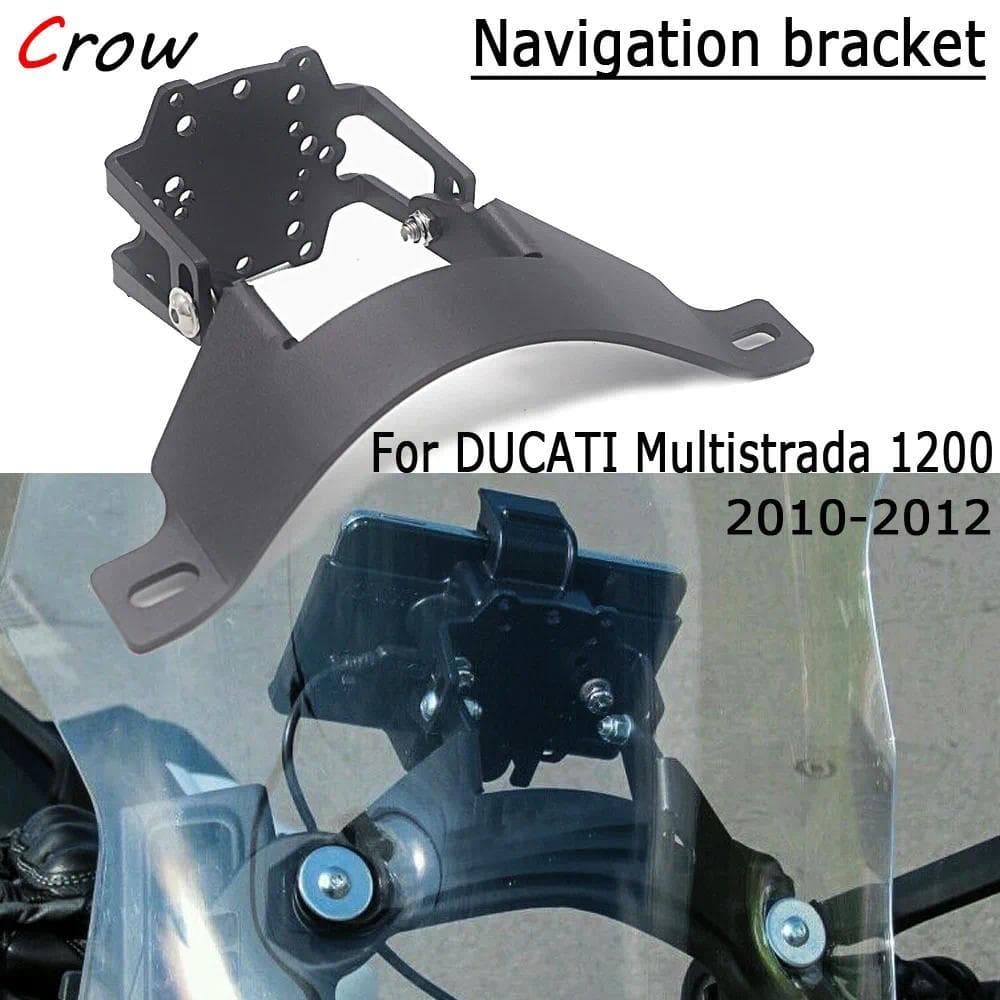 TN NEW Mobile Phone Navigation Bracket GPS Navigation Bracket Support For Ducati MULTISTRADA 1200 2010 2011 2012 Multist