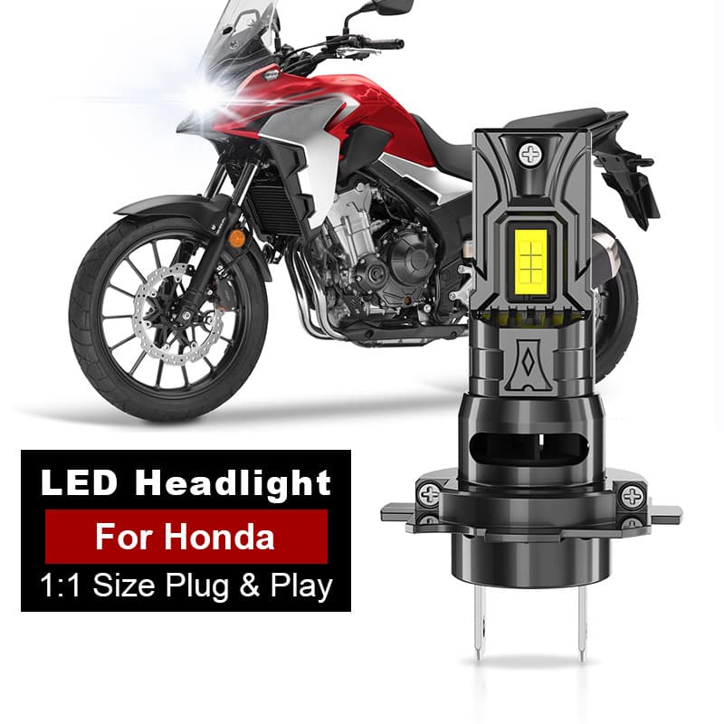 1/2PCS รถจักรยานยนต์ H7 LED ไฟหน้าหลอดไฟสําหรับ Honda CB500X CBF600 CBR125R CBR300R CBR500R CBR600RR NC750X RVT1000R สูง/ต่ํา