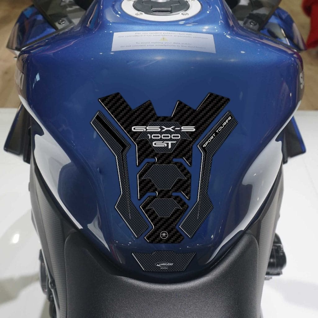 สติกเกอร์เรซิน 3D labelbike กันรอย/ตกแต่งถังน้ำมันมอเตอร์ไซค์ สำหรับ Suzuki GSX-S 1000 GT ('21-) | labelbike 3D Resin Fuel Tank Protector Sticker for Suzuki GSX-S 1000 GT