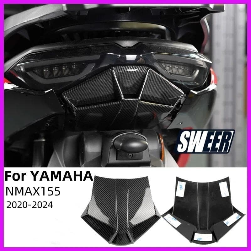 สําหรับ YAMAHA NMAX155 NMAX125 NMAX 155 N-MAX 125 ดัดแปลงอุปกรณ์เสริมรถจักรยานยนต์ด้านหลังไฟท้ายฝาครอบป้องกันตกแต่ง